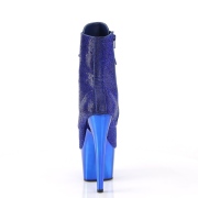 Strasssteinen plateauboots 18 cm ADORE-1020CHRS Blaue pleaser boots