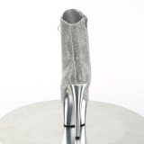 Strasssteinen plateauboots 18 cm ADORE-1020CHRS Silber pleaser boots