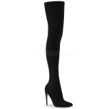 Stretch Nylon 12,5 cm COURTLY-3005 Pleaser Overkneestiefel