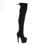 Stretch suede 18 cm ADORE-3008 Pleaser Overkneestiefel