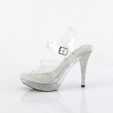 Transparent 11,5 cm ELEGANT-408-2 fabulicious posing high heels schuhe