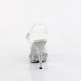 Transparent 11,5 cm ELEGANT-408-2 fabulicious posing high heels schuhe