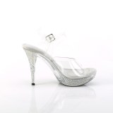 Transparent 11,5 cm ELEGANT-408 fabulicious posing high heels schuhe
