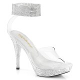 Transparent 11,5 cm ELEGANT-442 fabulicious posing high heels schuhe