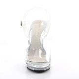 Transparent 11,5 cm FLAIR-408MG High Heels Damenschuhe für Herren