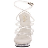 Transparent 13 cm LIP-106 Platform High Heel Schuhe