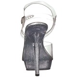 Transparent 13 cm LIP-108MG Damenschuhe mit hohem Absatz