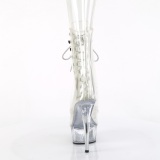 Transparent 15 cm DELIGHT-1021C exotic pole dance stiefeletten
