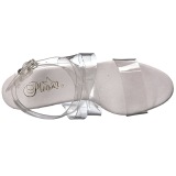 Transparent 15 cm DELIGHT-635 Sandaletten mit high heels