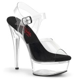 Transparent 15 cm EXCITE-608 pole dance high heels schuhe