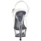 Transparent 15 cm Pleaser DELIGHT-608 High Heels Platform