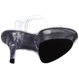 Transparent 15 cm Pleaser KISS-208 High Heels Plateauschuhe