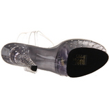 Transparent 15 cm STARDUST-608 Damenschuhe mit hohem Absatz