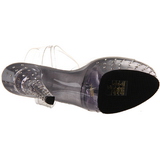 Transparent 15 cm STARDUST-608 Damenschuhe mit hohem Absatz