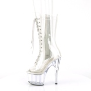 Transparent 18 cm ADORE-1050C plateau stiefel high heels