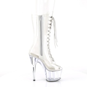 Transparent 18 cm ADORE-1050C plateau stiefel high heels