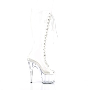 Transparent 18 cm ADORE-2021C plateau stiefel high heels