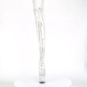 Transparent 18 cm ADORE-3021 Pleaser Overknee Boots