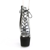 Transparent 18 cm ADORE-700-30FS pole dance stiefeletten