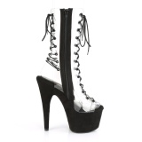 Transparent 18 cm ADORE-700-60FS exotic pole dance stiefel