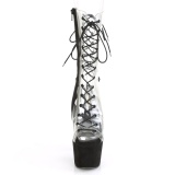 Transparent 18 cm ADORE-700-60FS exotic pole dance stiefel