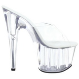 Transparent 18 cm ADORE-701 Plateau Mules Schuhe