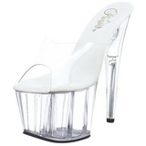 Transparent 18 cm ADORE-701 Plateau Mules Schuhe