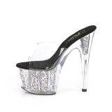 Transparent 18 cm ADORE-701CG-2 exotic pole dance mules