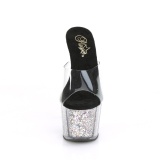 Transparent 18 cm ADORE-701CG-2 exotic pole dance mules