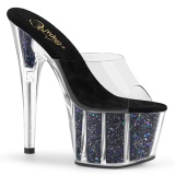 Transparent 18 cm ADORE-701CG exotic pole dance mules