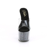 Transparent 18 cm ADORE-701CG exotic pole dance mules