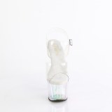 Transparent 18 cm ADORE-708HT Bunte plateau high heels sandaletten