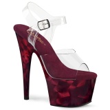 Transparent 18 cm ADORE-708MPP pole dance high heels schuhe