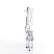 Transparent 18 cm SPECTATOR-1040C exotic pole dance stiefeletten