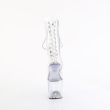 Transparent 20 cm CRAZE-1040C pleaser plateau pony high heels