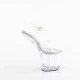 Transparent 20 cm CRAZE-808 pleaser plateau pony high heels