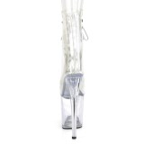 Transparent 20 cm FLAMINGO-1020C exotic pole dance stiefel