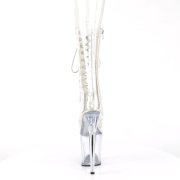 Transparent 20 cm FLAMINGO-1050C exotic pole dance stiefel