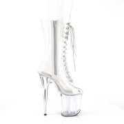 Transparent 20 cm FLAMINGO-1050C exotic pole dance stiefel