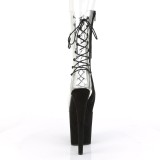 Transparent 20 cm FLAMINGO-800-60FS pole dance stiefeletten