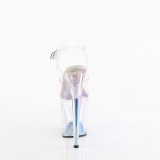 Transparent 20 cm FLAMINGO-808HT Hologramm plateau high heels
