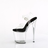Transparent 20 cm NAUGHTY-8082 Acryl plateau high heels