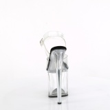 Transparent 20 cm NAUGHTY-8082 Acryl plateau high heels