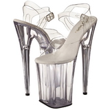 Transparent 23 cm Pleaser INFINITY-908 High Heels Platform