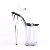 Transparent 25,5 cm BEYOND-0082 pleaser heels - extreme plateau high heels