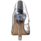 Transparent Strass 10,5 cm CLEARLY-420 Hohe Pumps Abend Schuhe mit Absatz