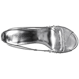 Transparent Strass 10,5 cm CLEARLY-420 Hohe Pumps Abend Schuhe mit Absatz