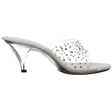 Transparent Strass 8 cm BELLE-301RS High Women Mules Shoes for Men
