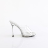 Transparente mules 11,5 cm CUPID-401 fetisch high heels mules