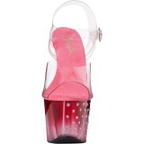 Transparente stöckelschuhe plateau 18 cm STARDUST-708T pleaser stöckelschuhe